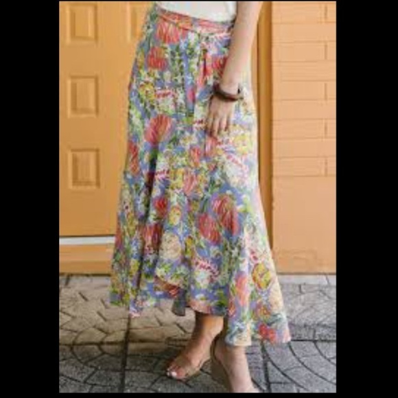 Matilda Jane new with tags day dreaming floral ruffle maxi skirt - Picture 1 of 8